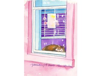 Watercolor of your OWN pet by Jean Sanders