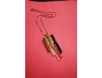 Twice Fused Glass Pendant Jewelry