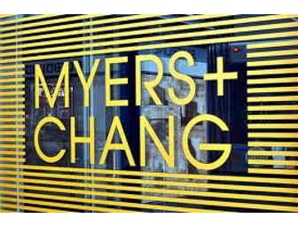 Dinner for two at Myers and Chang