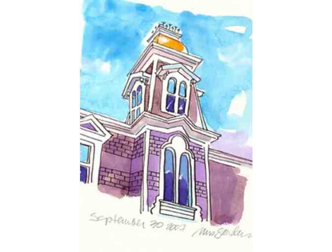 PERSONALIZED WATERCOLOR PAINTING OF YOUR HOME OR PET BY JEAN SANDERS