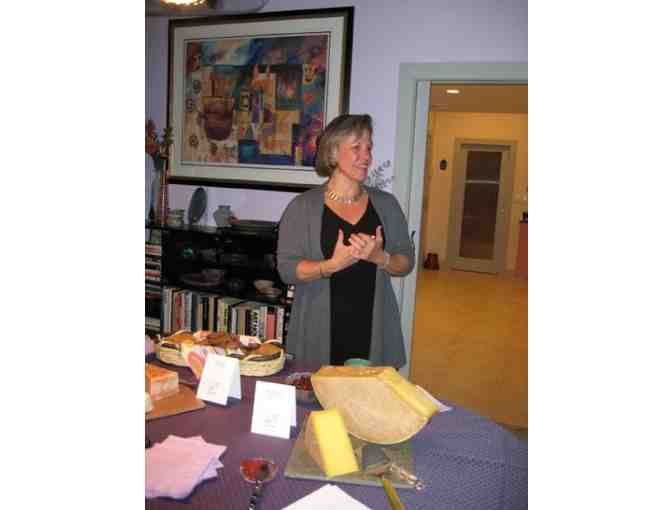HAVE AN EXPERT CHEESE TASTING IN YOUR HOME FOR 6 AND WINE BASKET!!