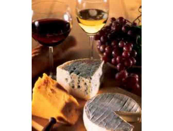 HAVE AN EXPERT CHEESE TASTING IN YOUR HOME FOR 6 AND WINE BASKET!!