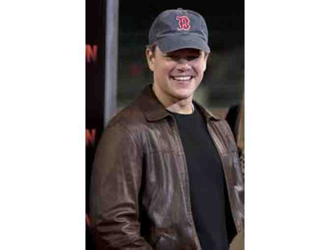 OCEANS 12 BASEBALL CAP SIGNED BY BOSTON'S MATT DAMON