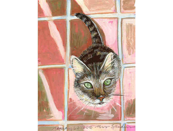PERSONALIZED WATERCOLOR PAINTING OF YOUR HOME OR PET BY JEAN SANDERS