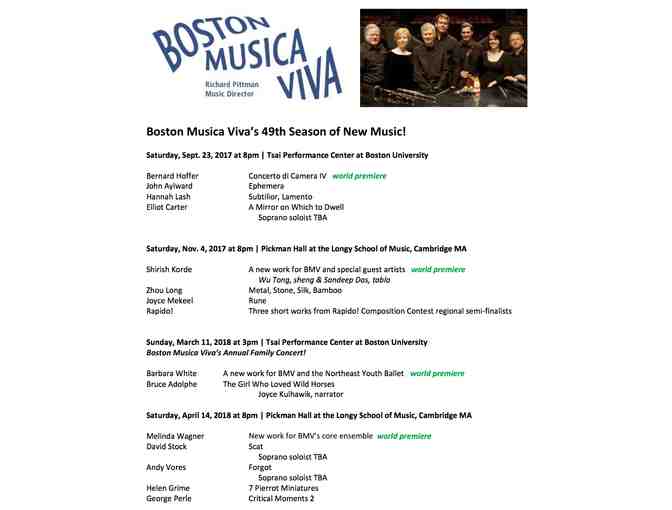 Boston Music Lovers: Handel and Haydn, Berklee & Musica Viva!