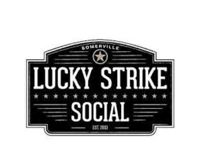 LUCKY STRIKE SOCIAL BOSTON! FOR THE WIN PARTY for up to 6!