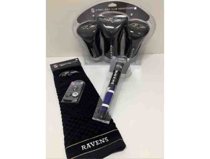 Odyssey  Putter and Ravens Golf Gear
