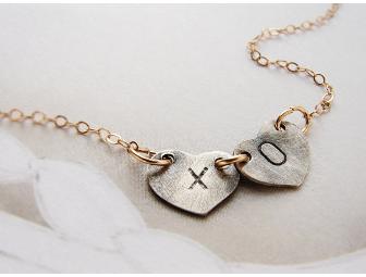 Personalized Initials Connected Heart Necklace