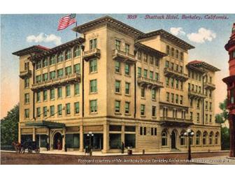 One night Stay at Hotel Shattuck Plaza - History Reinvented