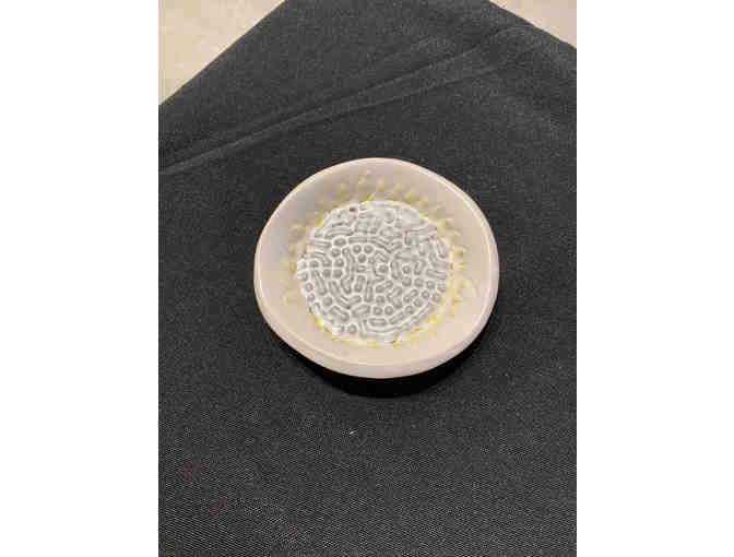 Handmade Ceramic Grate Plate by Una Petrino