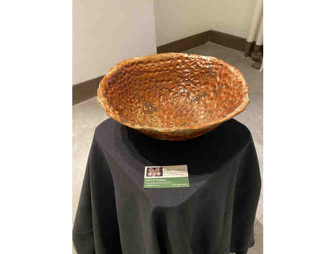 Handmade Large Decorative Bowl by Harris R. Ginsberg