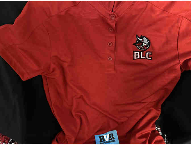 Bethany red men's polo and a $25 gift card from River Valley Running - Photo 1