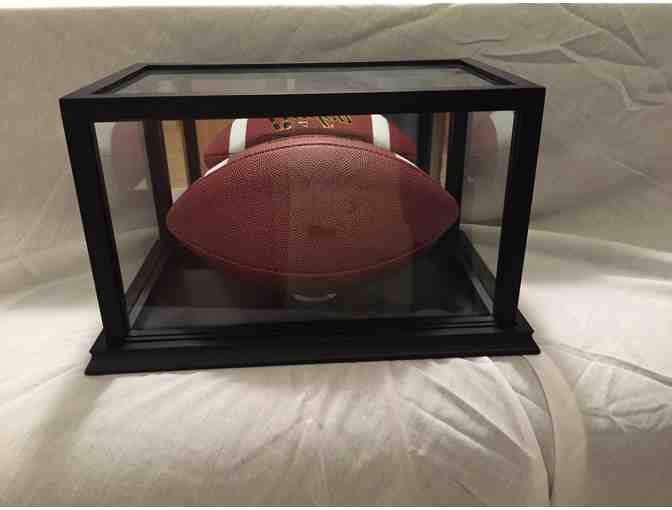 Joe Flacco Autographed Football with Deluxe Case