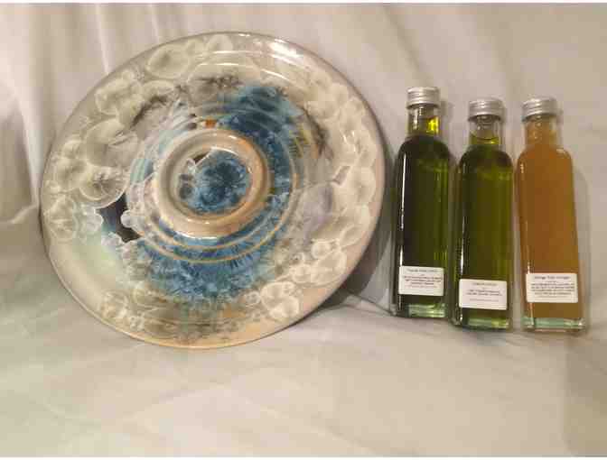Campbell Bread and Oil Pottery Platter