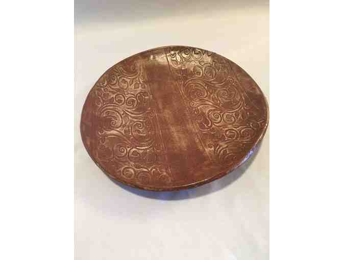 Shallow Handmade Pottery Dish