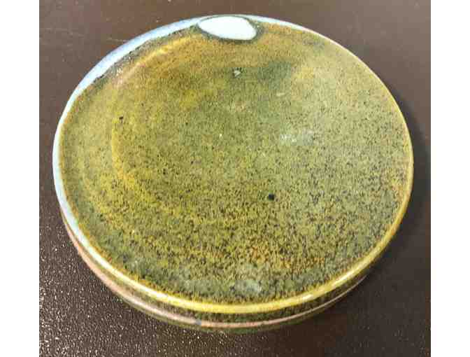 Pottery Shallow Bowl with Lid