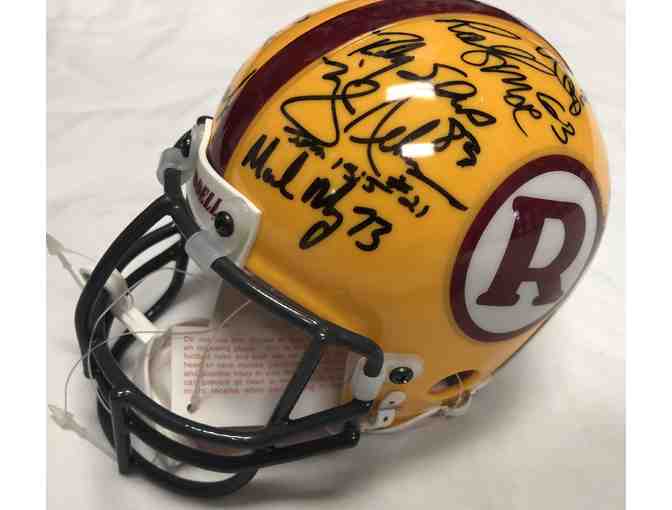 Redskins Greats Autographed Mini Helmet