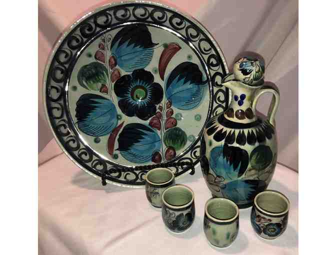 Pottery Tequila Set