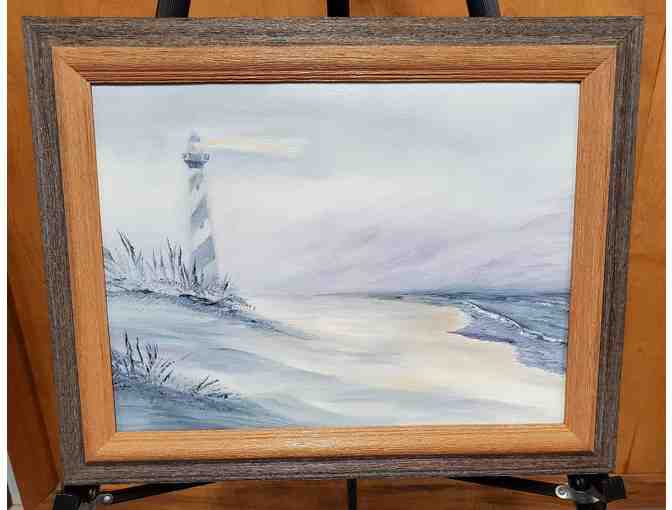 Outer Banks Lighthouse Framed Painting - Photo 1