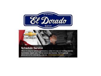 El Dorado Chevrolet: Complimentary Oil Change (#1 of 2)