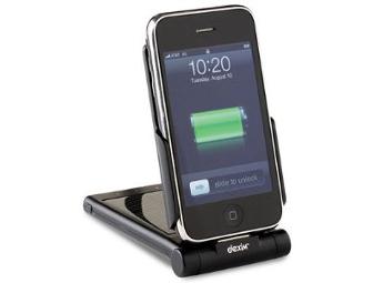 Dexim P-Flip Solar Power Dock/Charging Station for iPhone 4 or iPhone 3G
