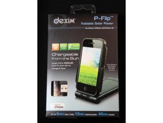 Dexim P-Flip Solar Power Dock/Charging Station for iPhone 4 or iPhone 3G