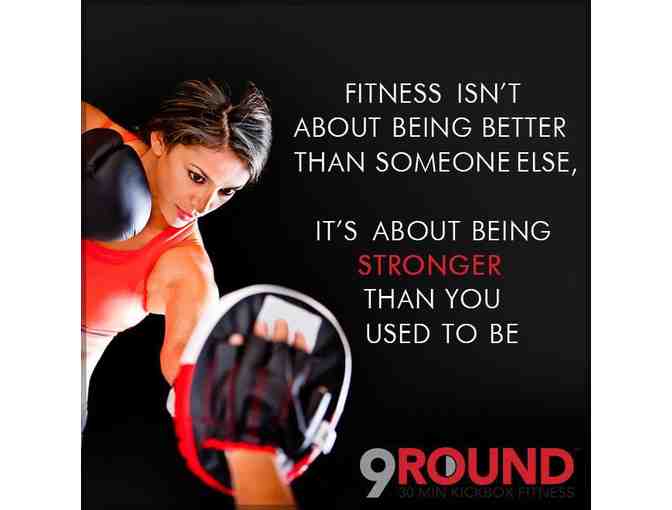9Round 30 Minute Kickbox Fitness: 12 Class Punch Card and Hand Wraps