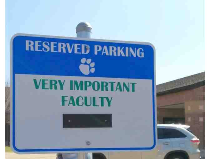 Reserved Parking Spot for a Beverly Staff Member 2016-17 School Year