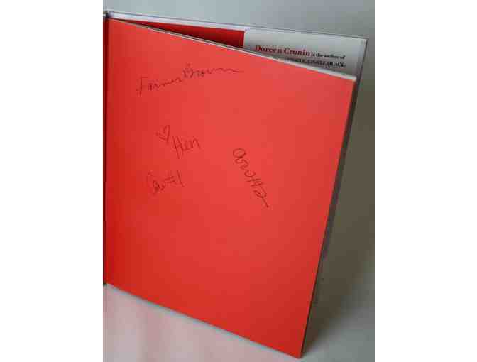 Signed Book: Click, Clack Moo signed by Cronin, Duck, Cow, Farmer. . .