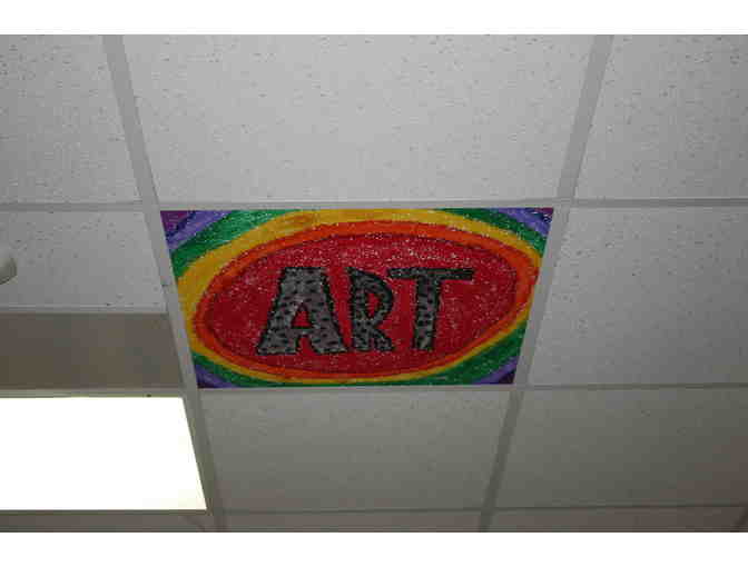 Leave Your Mark on Beverly Elementary School: Art Program Ceiling Art Tile