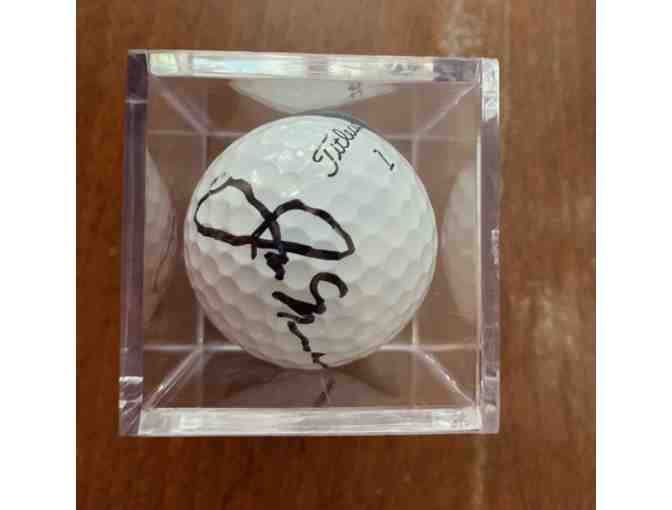 Arnold Palmer/Jack Nicklaus Autographed Golf Ball