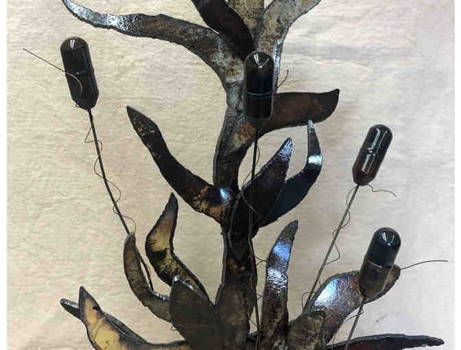 Custom Made Metal Art: Pond Lillies