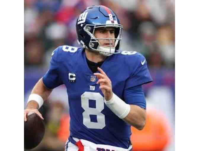 Personally autographed Daniel 'Danny Dimes' Jones Helmet