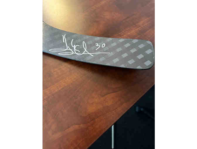 Personally autographed 'Henrik Lundqvist' Goalie Stick
