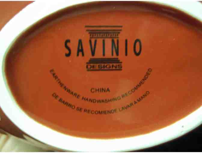 Savinio Designs Earthenware Red Gravy Boat