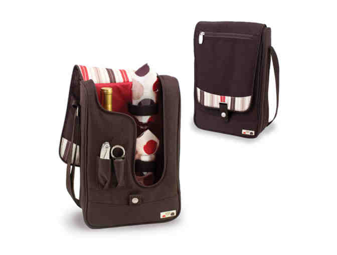 Insulated Wine Cooler Tote with Coppola Merlot