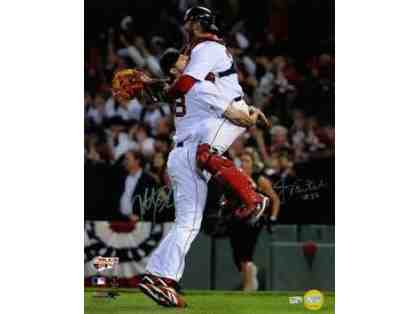 Autographed Boston Red Sox 2007 World Series Veritek/Paplebon Photo