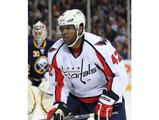 Autographed 40th Anniversary Photo of Capitals Player Joel Ward
