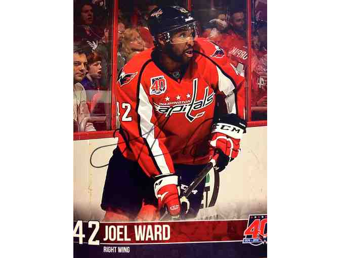 Autographed 40th Anniversary Photo of Capitals Player Joel Ward