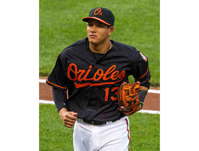 Autographed Photo of Baltimore Orioles Player Manny Machado