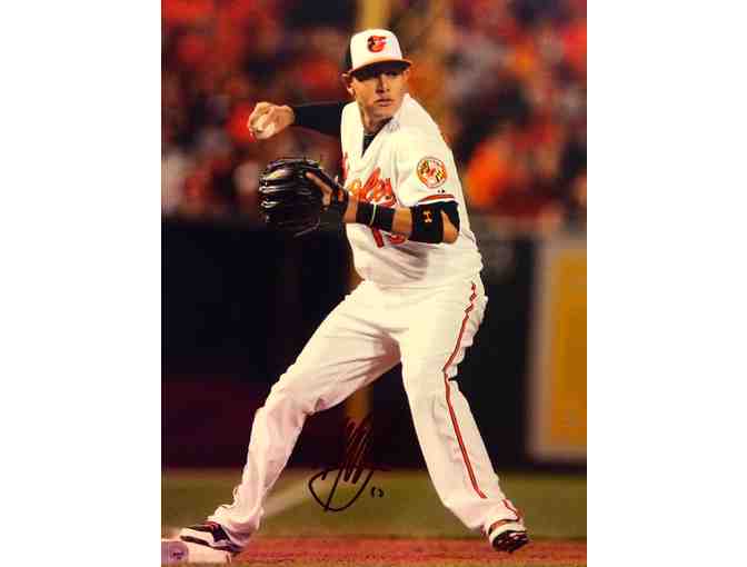 Autographed Photo of Baltimore Orioles Player Manny Machado