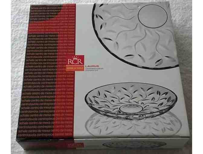 RCR Laurus 13' Crystal Centrepiece Bowl