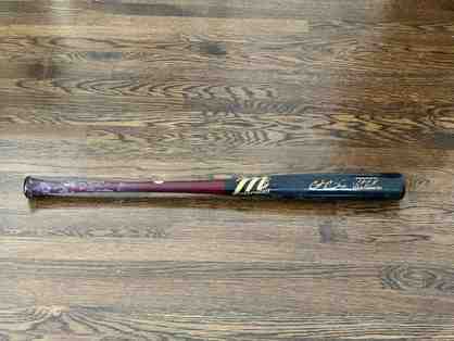 Casali Autographed Game Used Bat