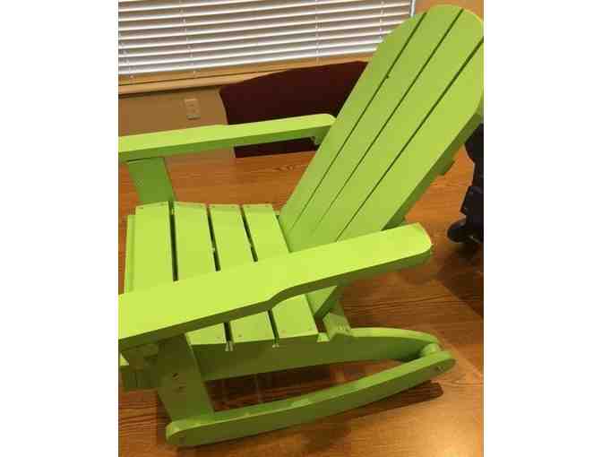 Children's Adirondack Rocking Chair (Green)