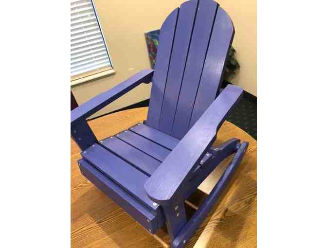 Children's Adirondack Rocking Chair (Blue)