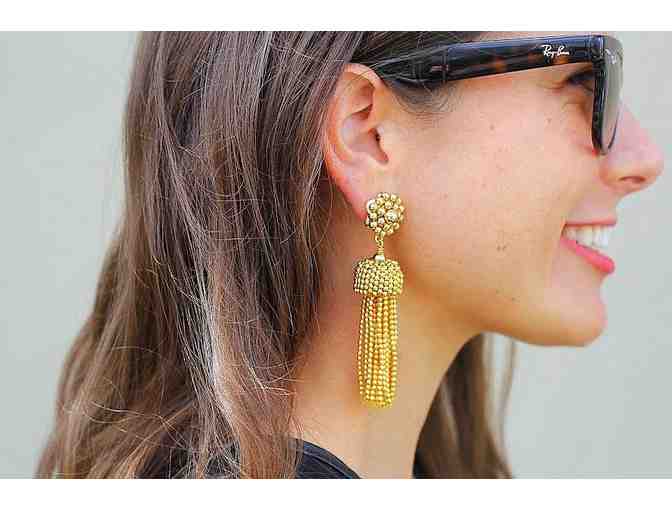 Lisi Lerch Gold Tassel Earrings