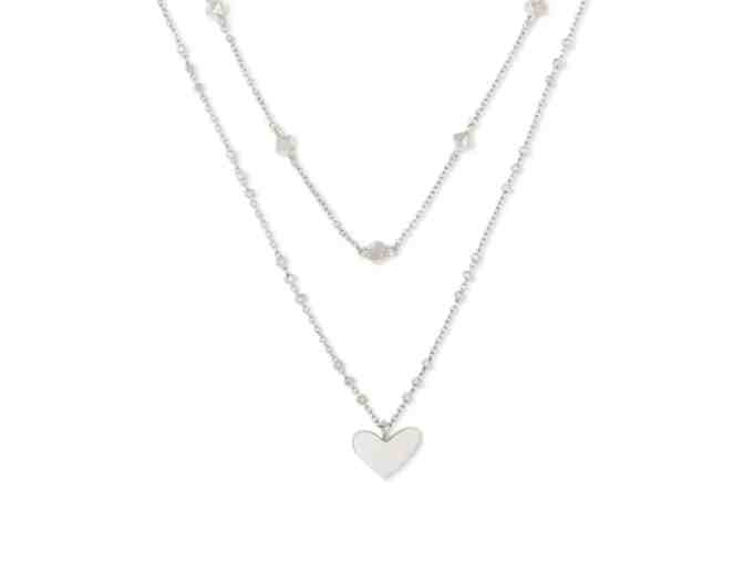 Ari Heart Multi Strand Necklace in Silver by Kendra Scott - Photo 1