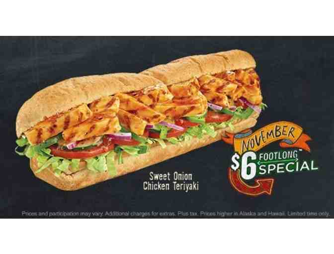 $25 SUBWAY Gift Card