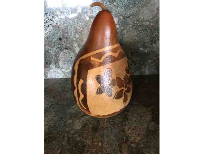 Ni'ihau-Style Carved Gourd