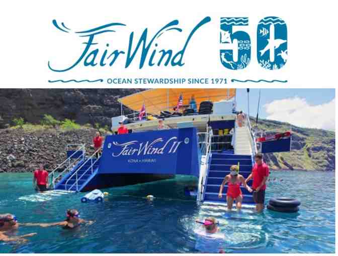 Fair Wind II Vessel Morning (AM) Kealakekua Snorkel Tour. 2 Adults
